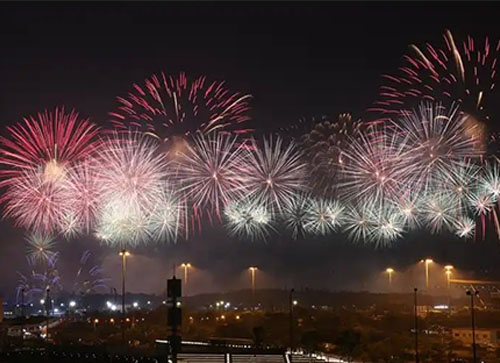 伊宁县焰火晚会